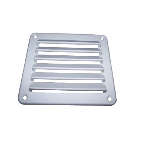 Louvre Vent Square Plastic White 140 x 125mm