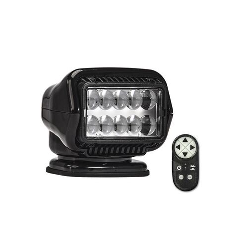 Golight Stryker LED Spotlight Black with Wireless Remote