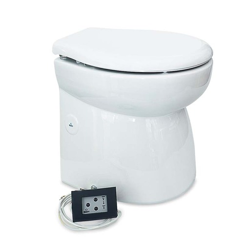 Albin Pump Marine Toilet with Ceramic Bowl 12V
