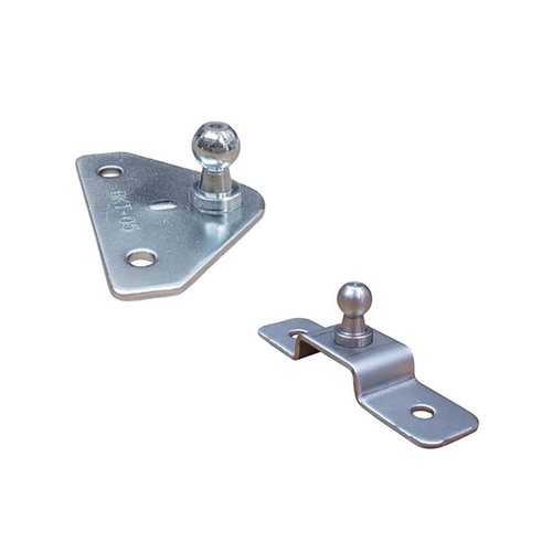 Door Part - Gas Strut Mounting Brackets Stainless Steel Straight