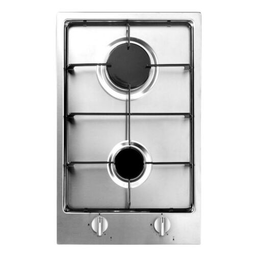 Challenger Domino 2 Burner Hob Stainless Steel