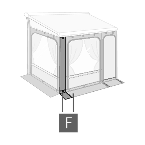 Fiamma 2021 Privacy Room Attachment F - Front Panel 20