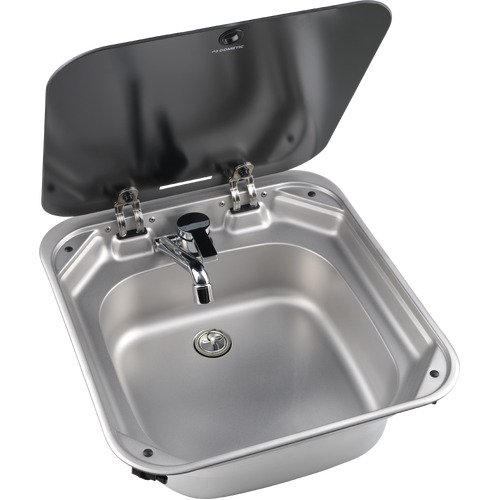 Dometic VA8006 Square Sink with Glass Lid