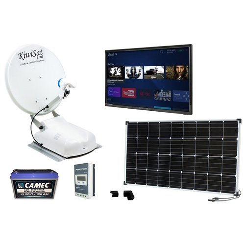 Winter Warrior Battery, TV & Solar Kit