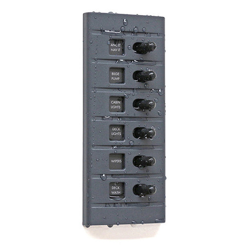Connex RV Switch Panel 6-Way 12V