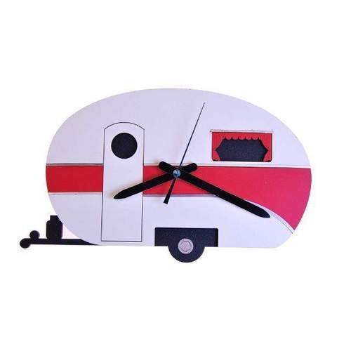Keepers Clock Caravan Red***