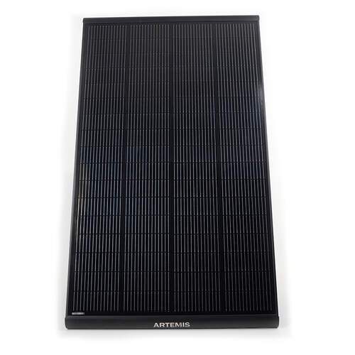 Artemis BLACK 200W Solar Panel with Mounting Brackets 