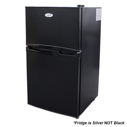 Challenger Fridge/Freezer Silver 12/24V - 85L