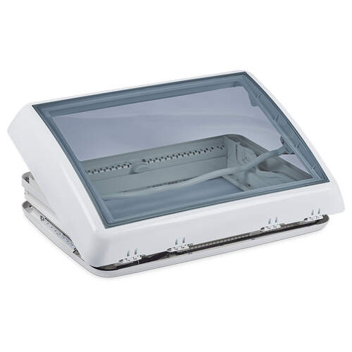 Dometic Midi Heki LED Vent with 43-52mm Roof Kit White 700 x 500mm