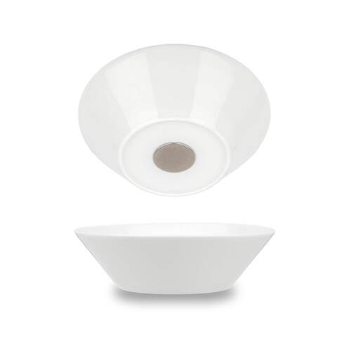 Silwy Magnetic Porcelain Bowl White 2pk