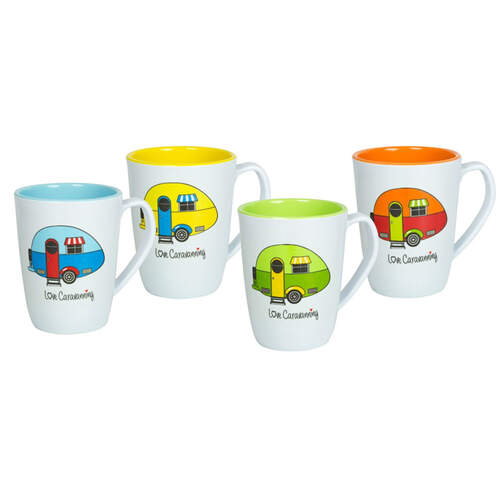 Flamefield Camper Smiles Mugs 4pk
