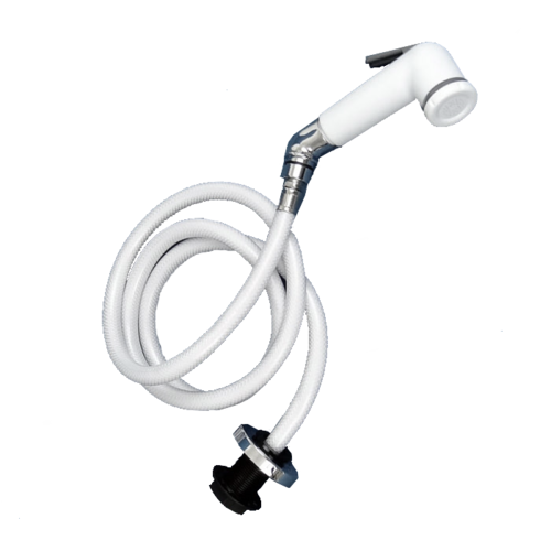 Camec Pull Out Shower Kit with Trigger - White Hose 1.5m