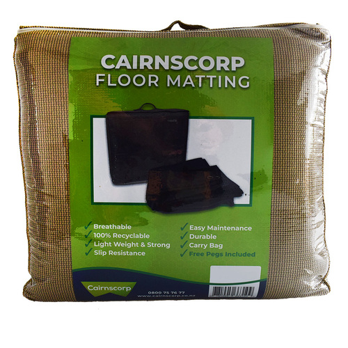 Cairnscorp Floor Matting 5.0 x 2.5m Sandy Beach***