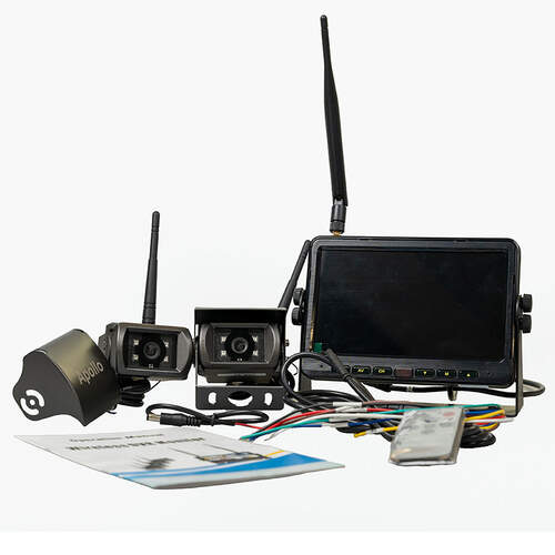 Apollo Wireless A.I. Reversing Camera System with 7" Display