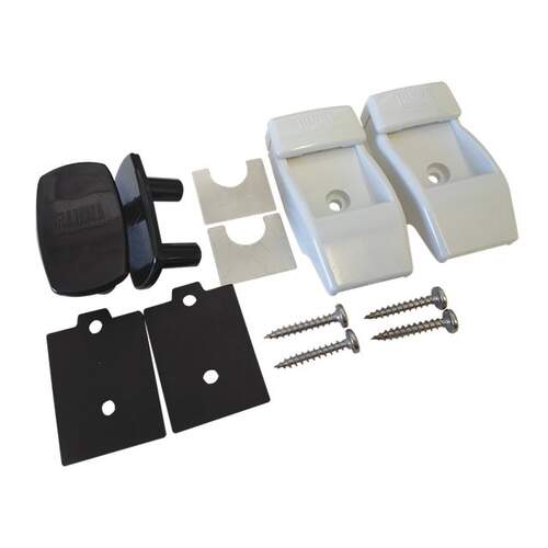 Fiamma Awning Part - F45 Series Leg Wall Brackets Plastics 2pk