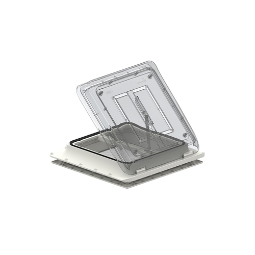 Fiamma Vent 160 Roof Vent Crystal with White Frame 400 x 400mm