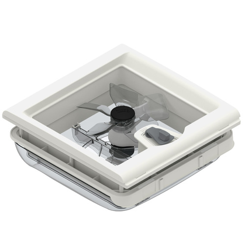 Fiamma Vent 28F Turbo Fan Kit 12V White Frame