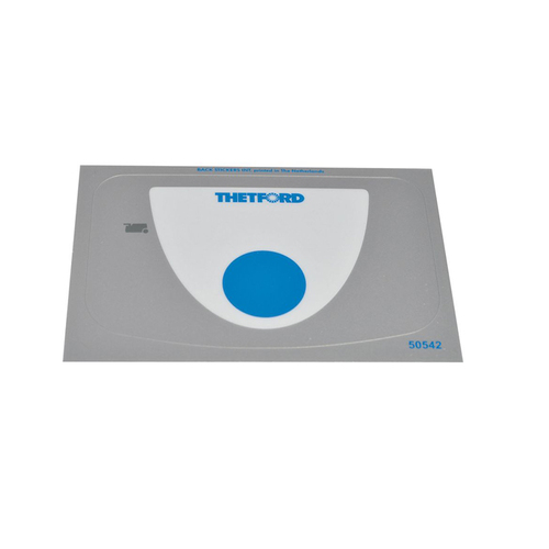 Thetford Toilet Part - C250/C260 Control Panel Sticker/Decal – 1 Button