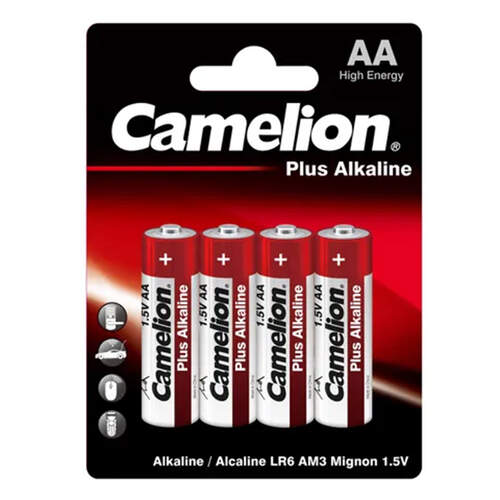 Camelion Plus AA Alkaline Batteries 4pk