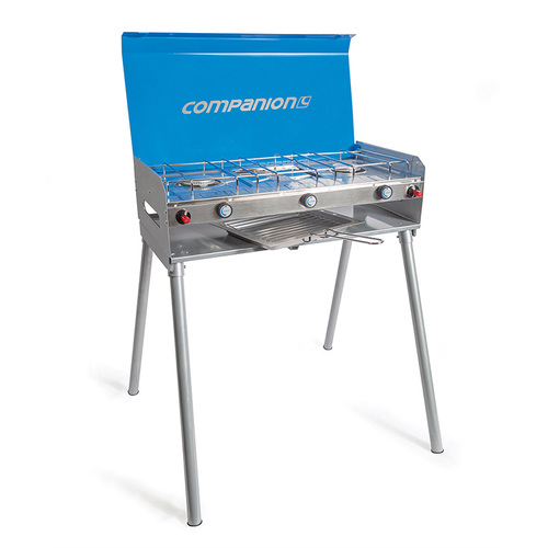 Companion RV 2 Burner Stove with Grill