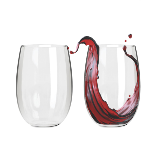 Tritan Wine Glass Stemless 2pk***