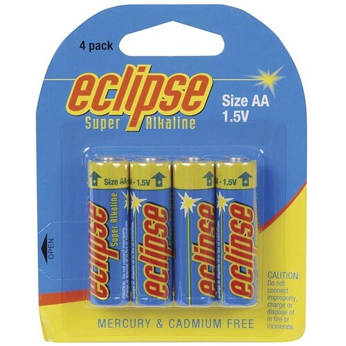 Eclipse AA Alkaline Batteries 4pk