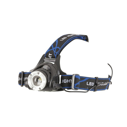 TechLight Rechargeable LED Head Torch with Adjustable Beam - 550 Lumens
