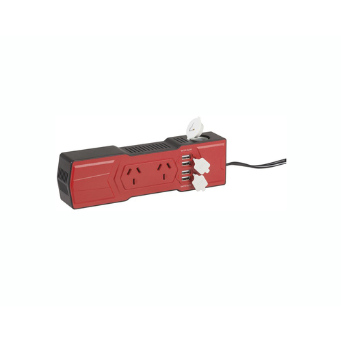 Powertech Inverter with 4 USB Outlets 200W