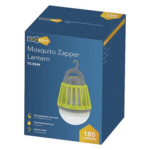 Techlight LED Lantern with Bug Zapper - 180 Lumens