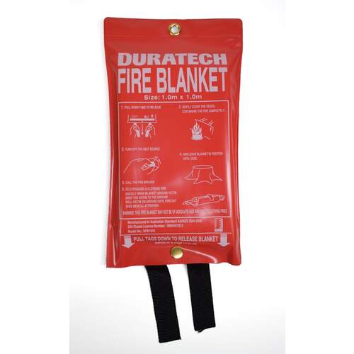 Duratech Fibreglass Fire Blanket 1 x 1m
