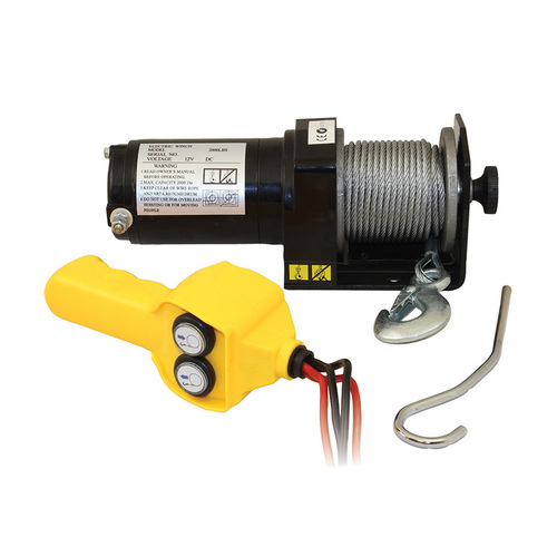 BLA Electric Winch 2000 Light Purpose 12V