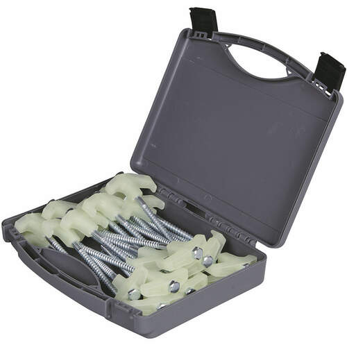 OZ Trail Tent Peg Screw-In Set 25 Piece Glow In Dark