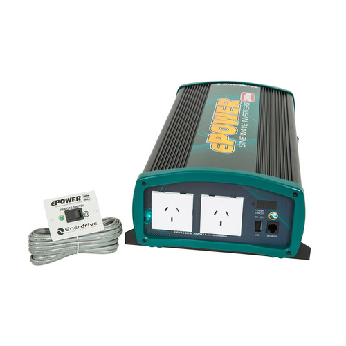 Enerdrive ePower True Sine Wave Inverter with Remote 12V/2000W