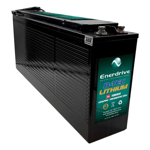 Enerdrive B-Tec Slimline Lithium Battery 100AH/12V