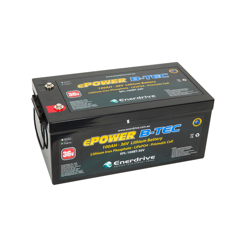 Enerdrive ePOWER Lithium Battery with Bluetooth Monitor 36V/100AH
