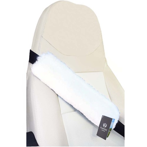 Classic NZ Safety Belt Cover White