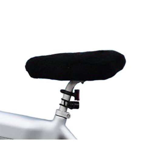 Classic NZ Sheepskin Bike Seat Cover Large Black