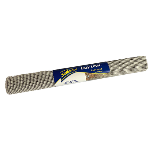 Sellotape Easy Liner Supreme Anti-Mould Grey - 508 x 1520mm