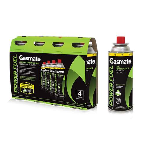 Gasmate Butane Canister Bayonet Type 220g 4pk