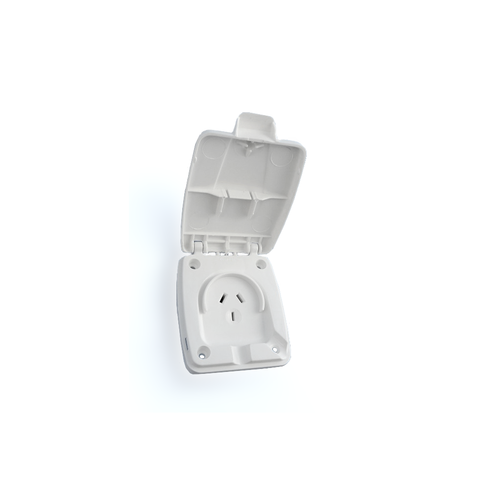 Camec 10DWP External 240V Outlet White