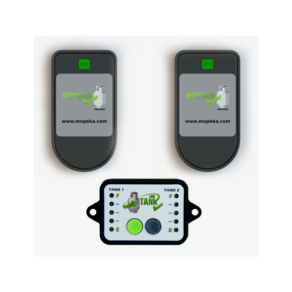 Mopeka LPG Tank Level 2x Sensor and Display Kit